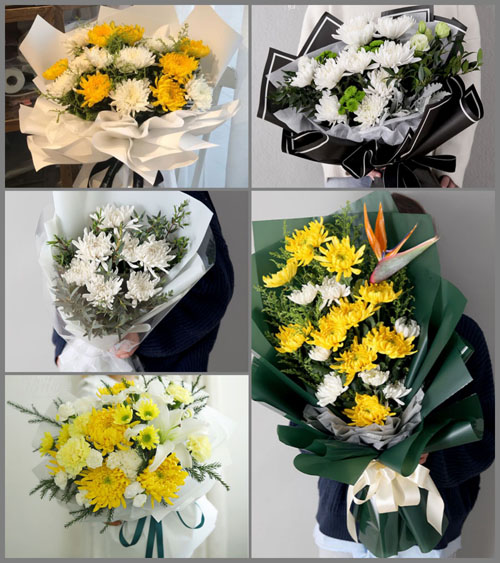 四川资阳乐至县白事花束代送